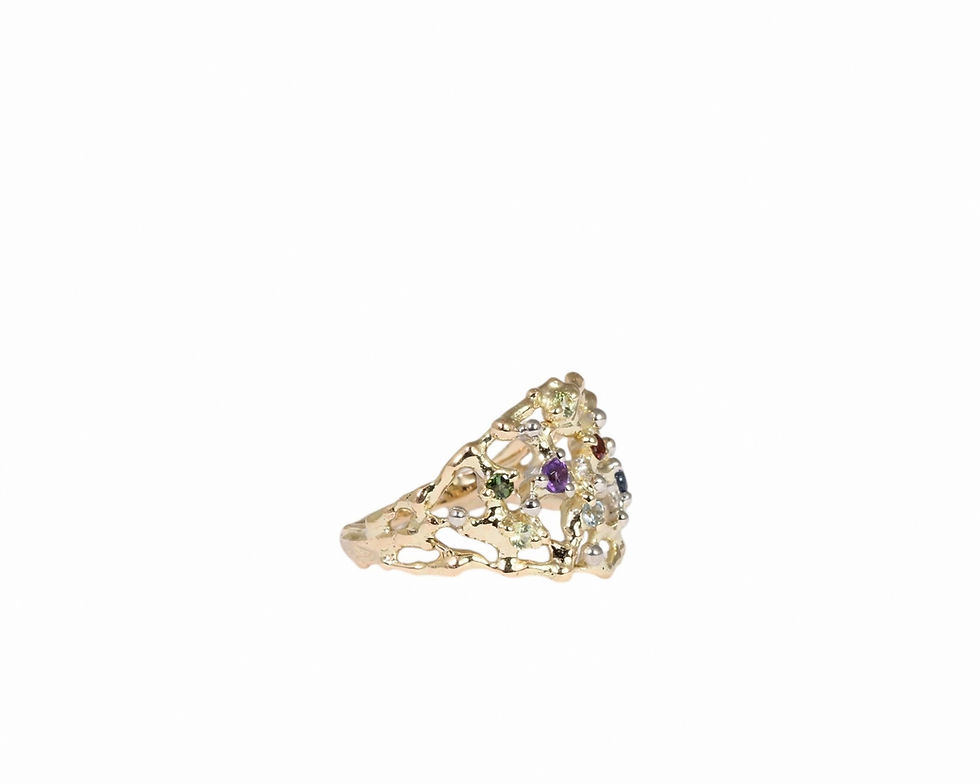 Thumbnail: Unique Enigma Aria ring, Atelje DR jewelry