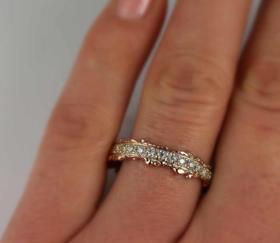 Thumbnail: MANUELA ring with 0,02 ct diamonds