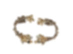 Charismatic gold earrings with diamonds