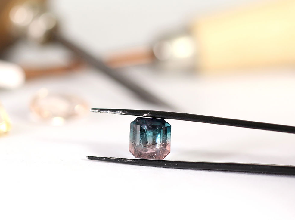 Bi-Color Tourmaline, Atelje DR jewelry