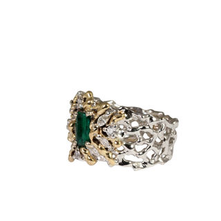 Unique ENIGMA EMERALD ring