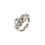 Thumbnail: BUDOIR double ring with Moissanite stones