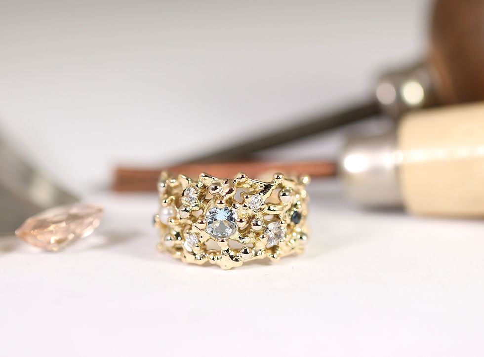 Thumbnail: Unique Enigma NELI ring, Atelje DR jewelry