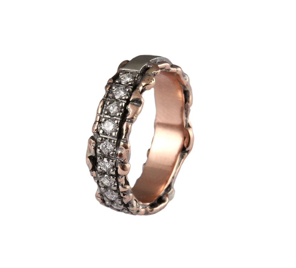 Thumbnail: MANUELA band with 0.03 ct diamonds