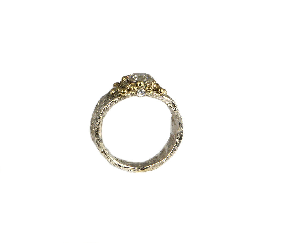 Thumbnail: MARIA silver and gold ring
