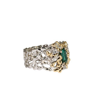 Unique ENIGMA EMERALD ring
