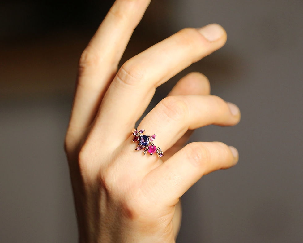 Thumbnail: The unique Princess ENEIDA ring, Atelje DR jewerly