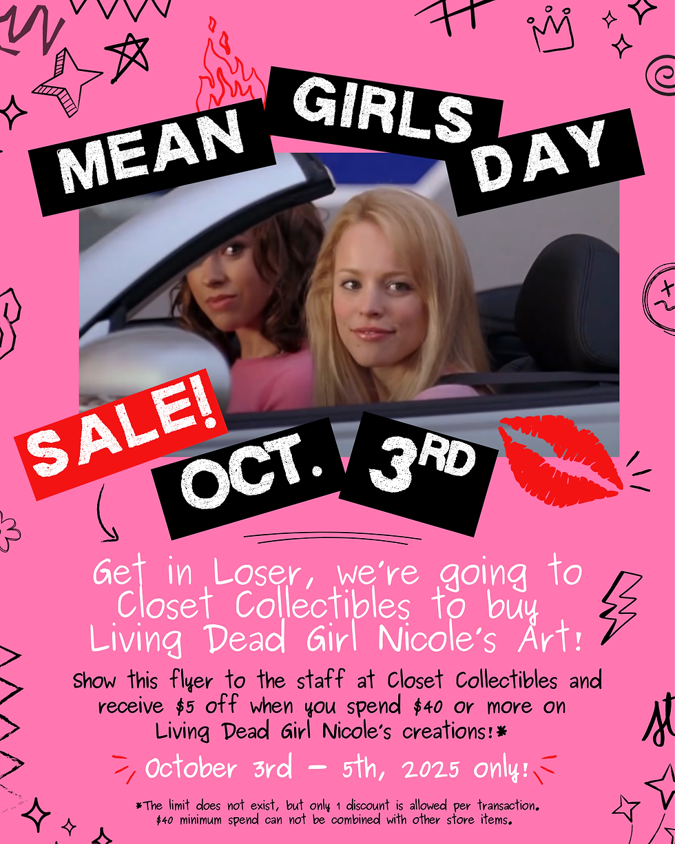 Mean Girls Day Sales Flyer