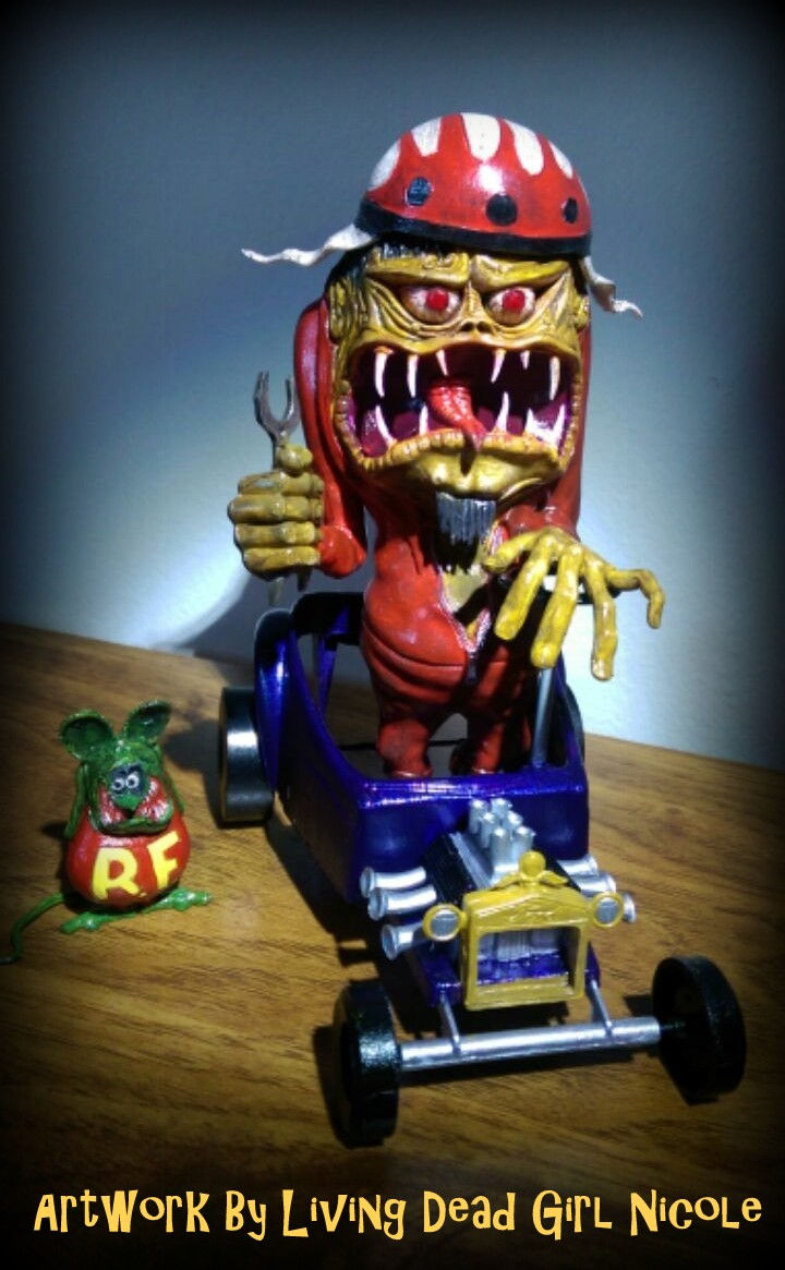 Rat Fink Drag Nut Model