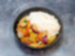 Coconut Curry Chicken-less Rice