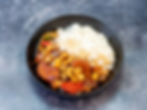 Spicy Chicken-less and Cashew with Steamed Rice