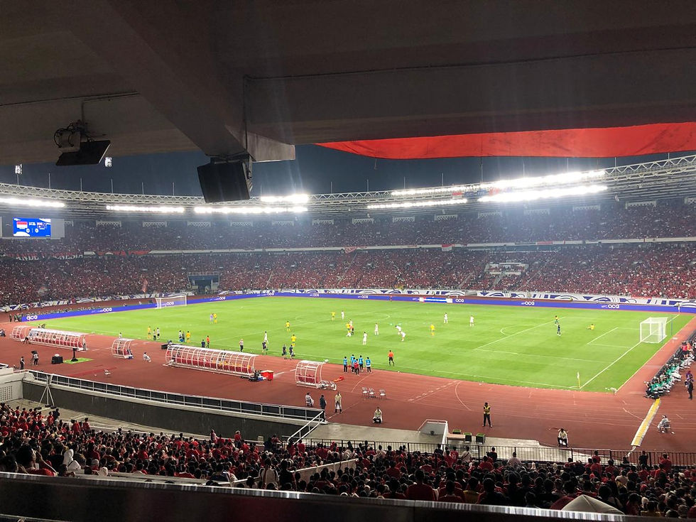 Photo by: Michael Daniswara, suasana Stadion Gelora Bung Karno pada laga kualifikasi piala dunia putaran ketiga antara Indonesia vs Autralia 10 September 2024.