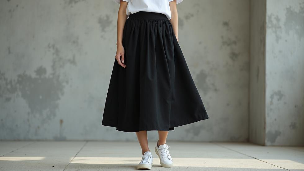 Inspirações de Looks com Saia de Napa Midi