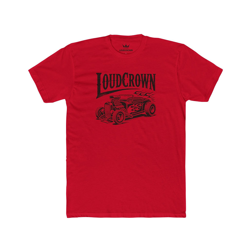 Thumbnail: LoudCrown Hotrod Graphic Racing Tee