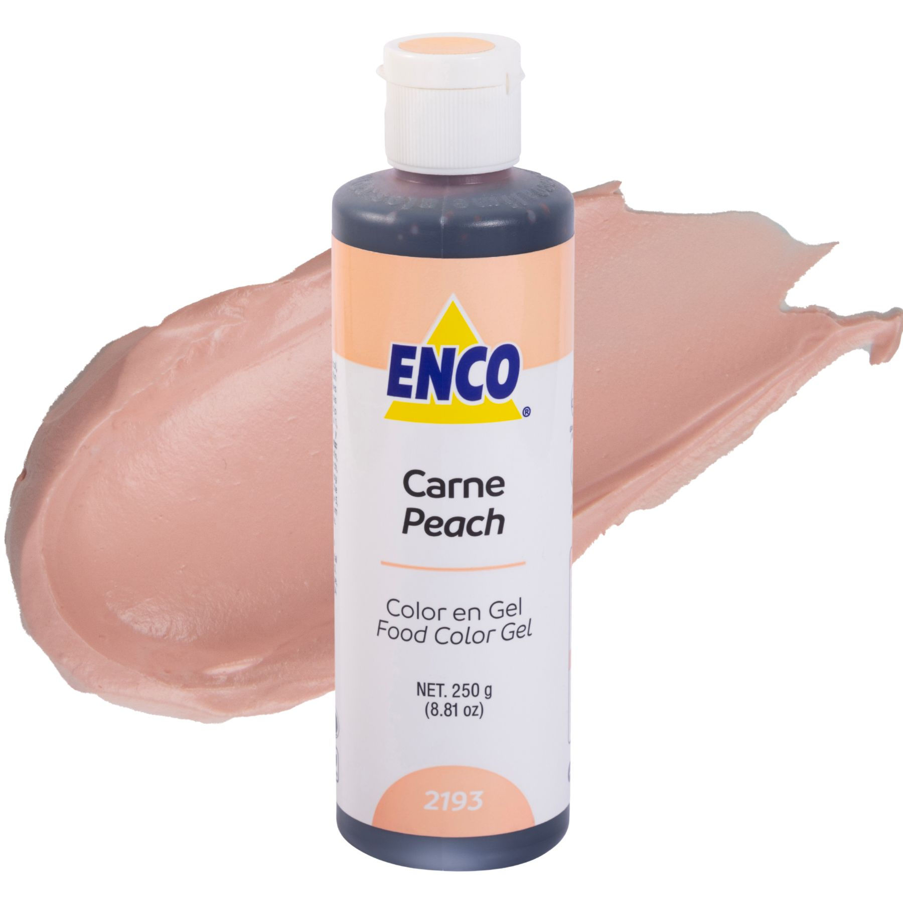 Colorante en Gel ENCO Carne 250g espatuleado, marca ENCO