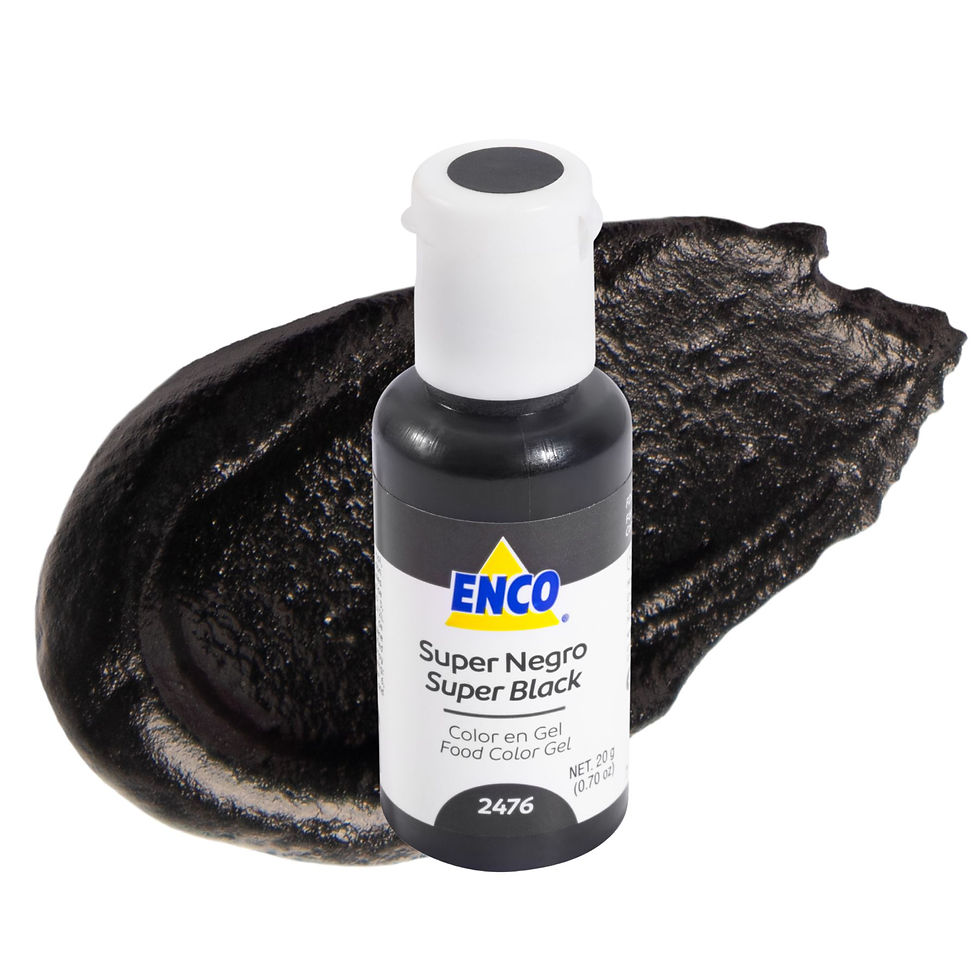Colorante en Gel ENCO Super Negro 20g espatuleado, marca ENCO