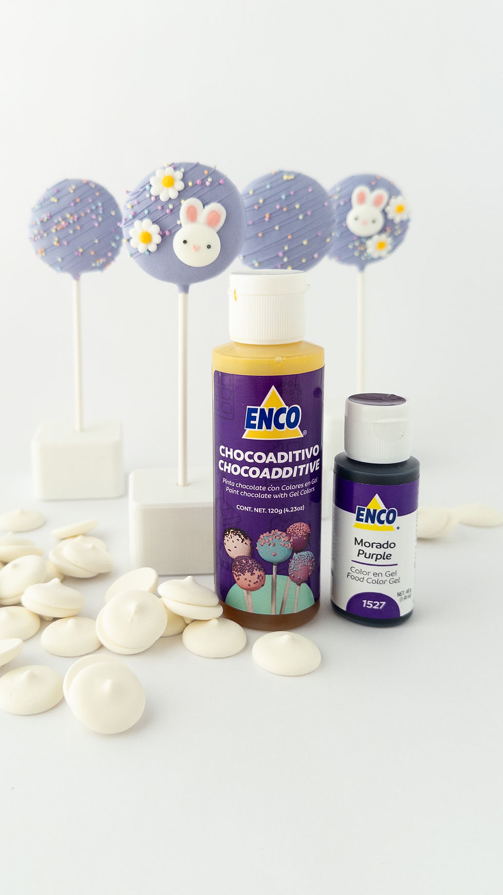 Chocoaditivo ENCO 120 ml, marca ENCO - aplicación demostrativa