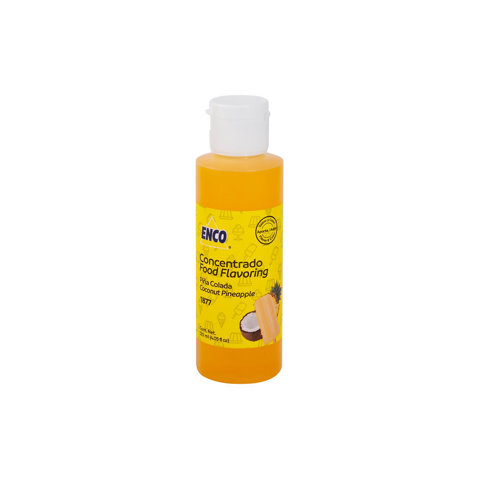 Concentrado Sabor Pina Colada 120ml, marca ENCO