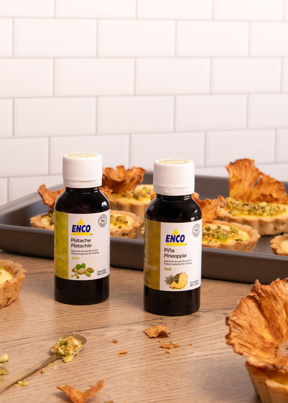 Esencia Naranja Mantequilla 60 Ml, marca ENCO - aplicación demostrativa