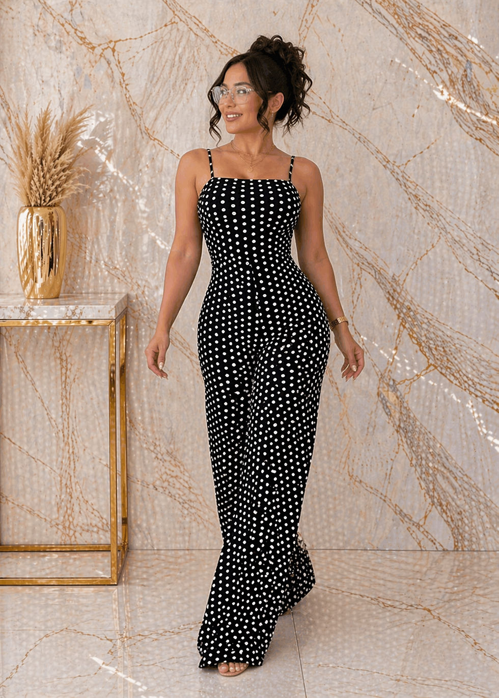 Miniatura: Polka Luxe Flow Jumpsuit 