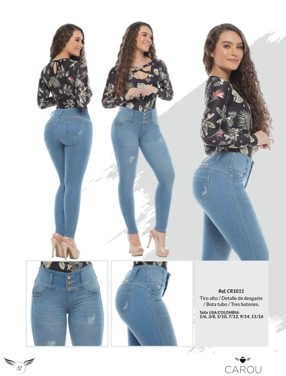 Sculpting Colombian Fit Jean Carou Ref. 1011