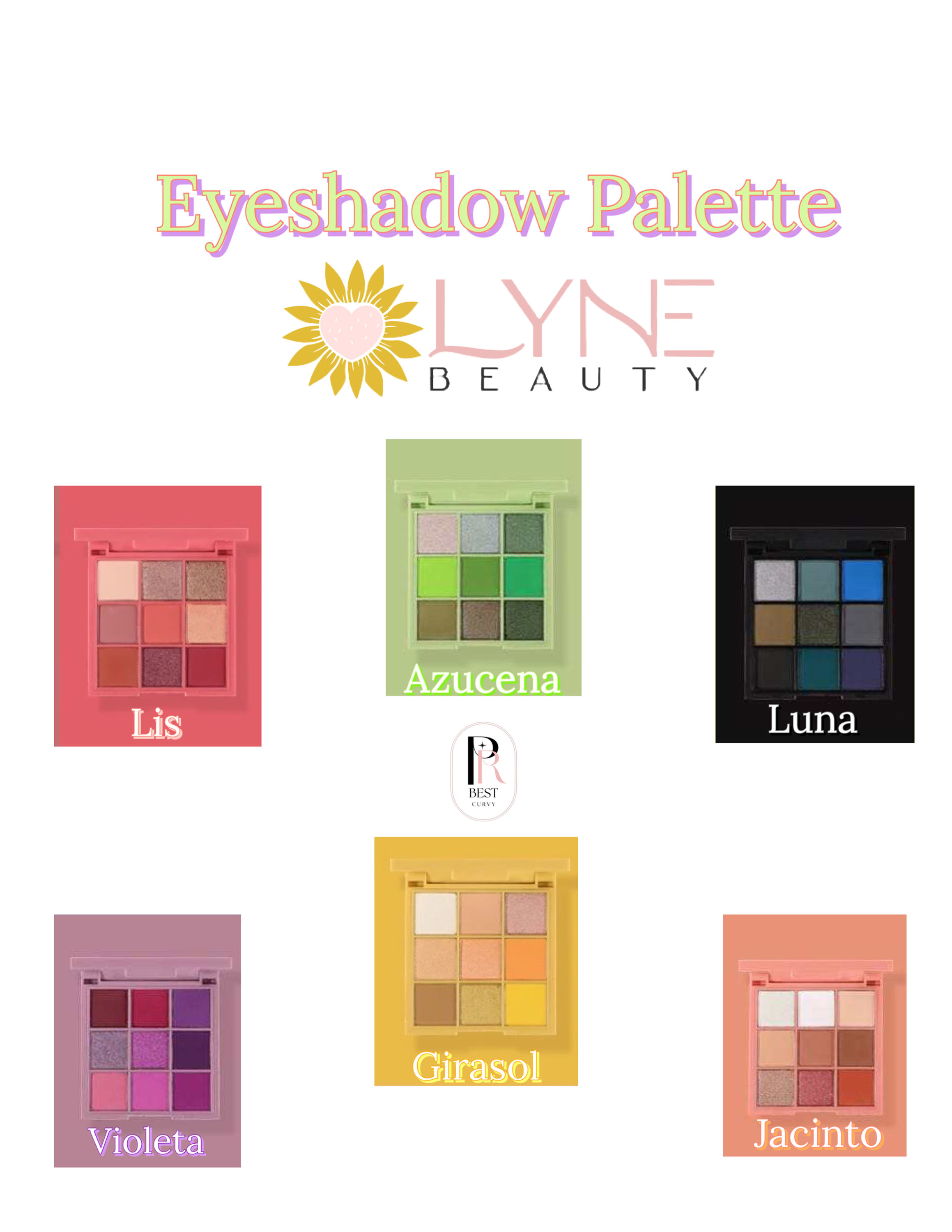 Paleta de Sombras de Ojos