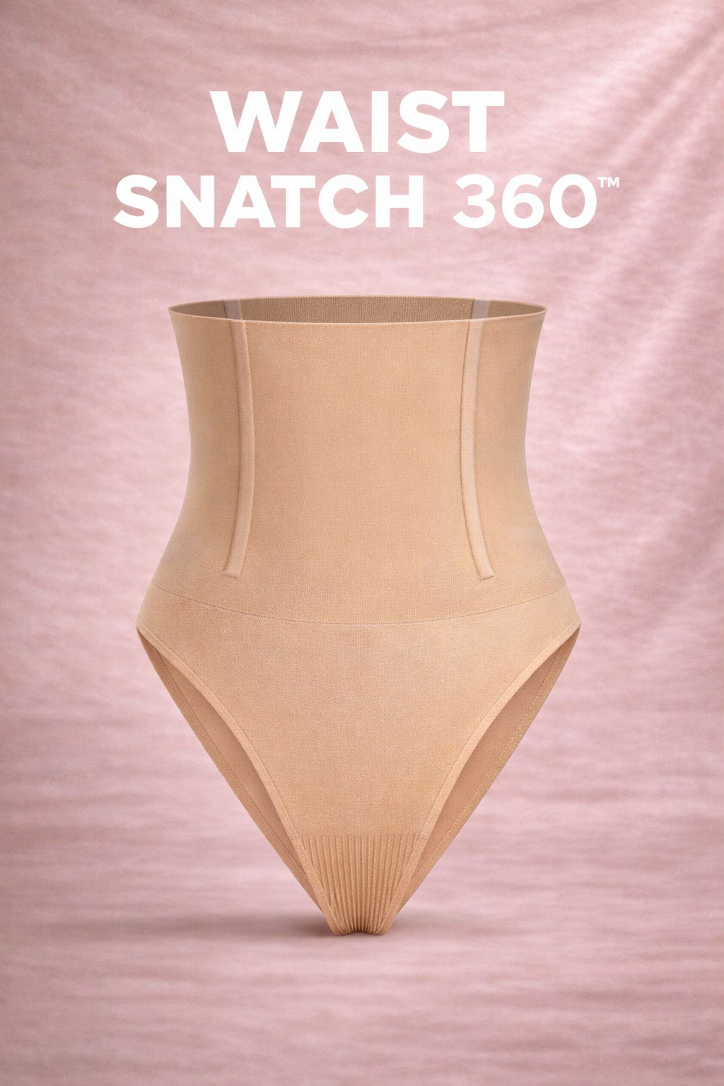 WAIST SNATCH 360™ High Compression Thong with Rods