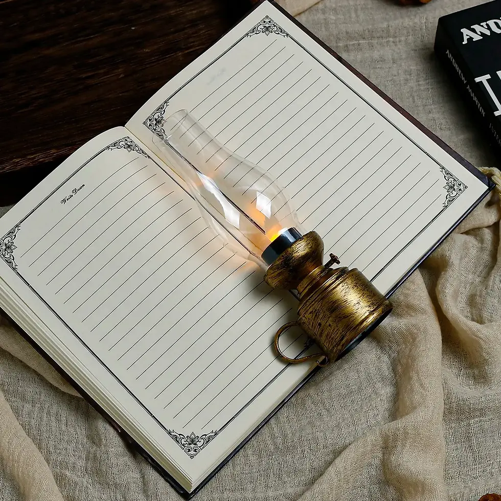 Thumbnail: Vintage Lantern Retro Design LED Hanging Oil Lamp Battery Operated