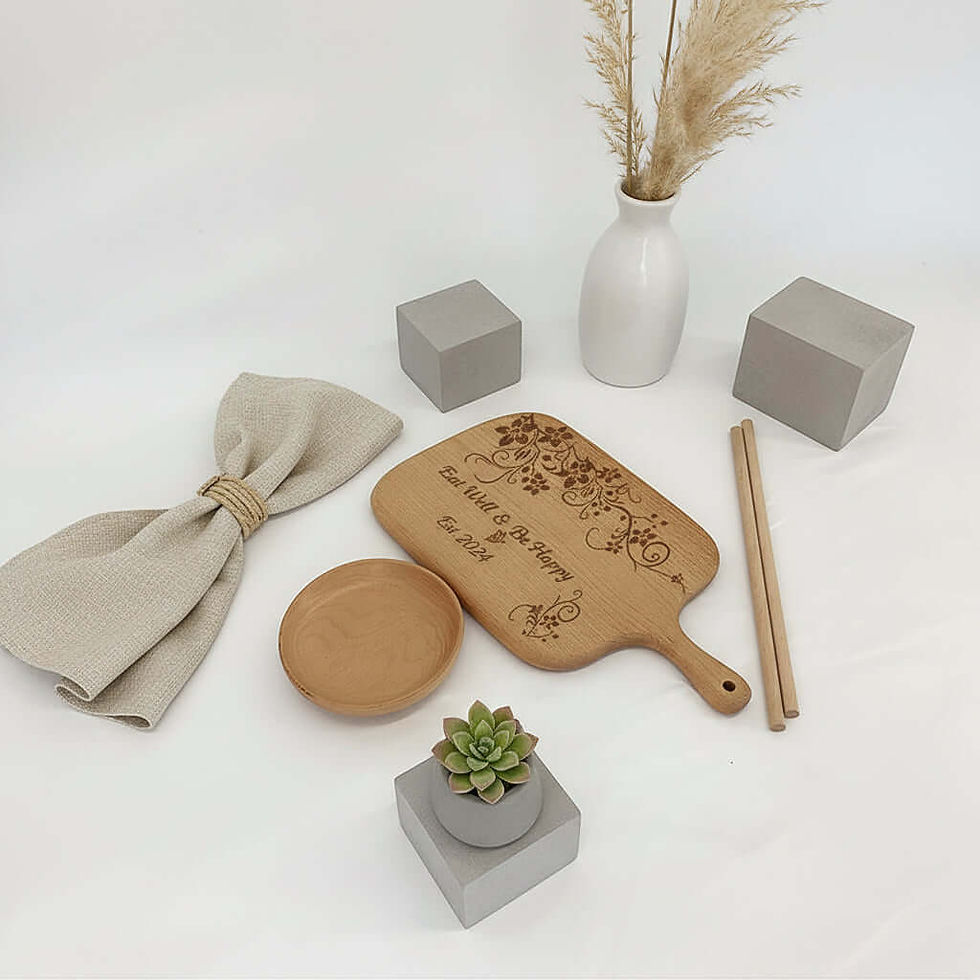 Thumbnail: Personalized Engraved Cutting Board –Housewarming Gift Custom