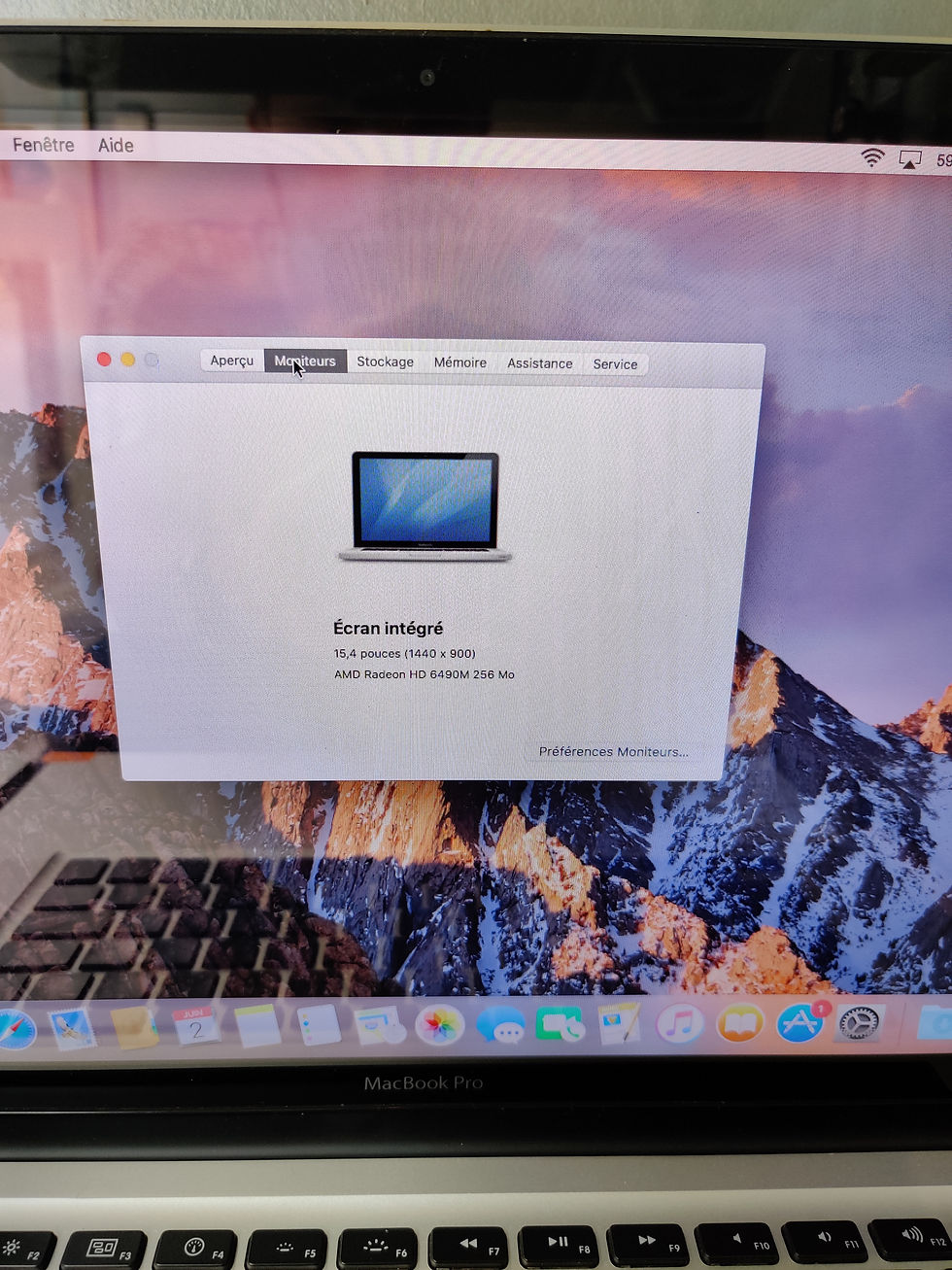 Miniature : MacBook Pro 15" début 2011