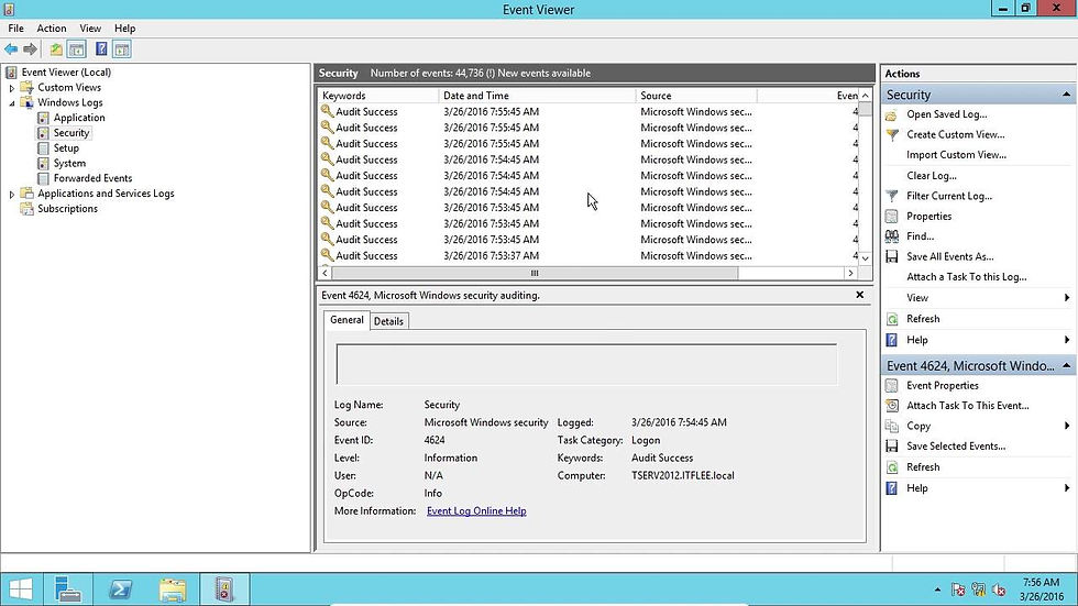 Microsoft Windows Event Log