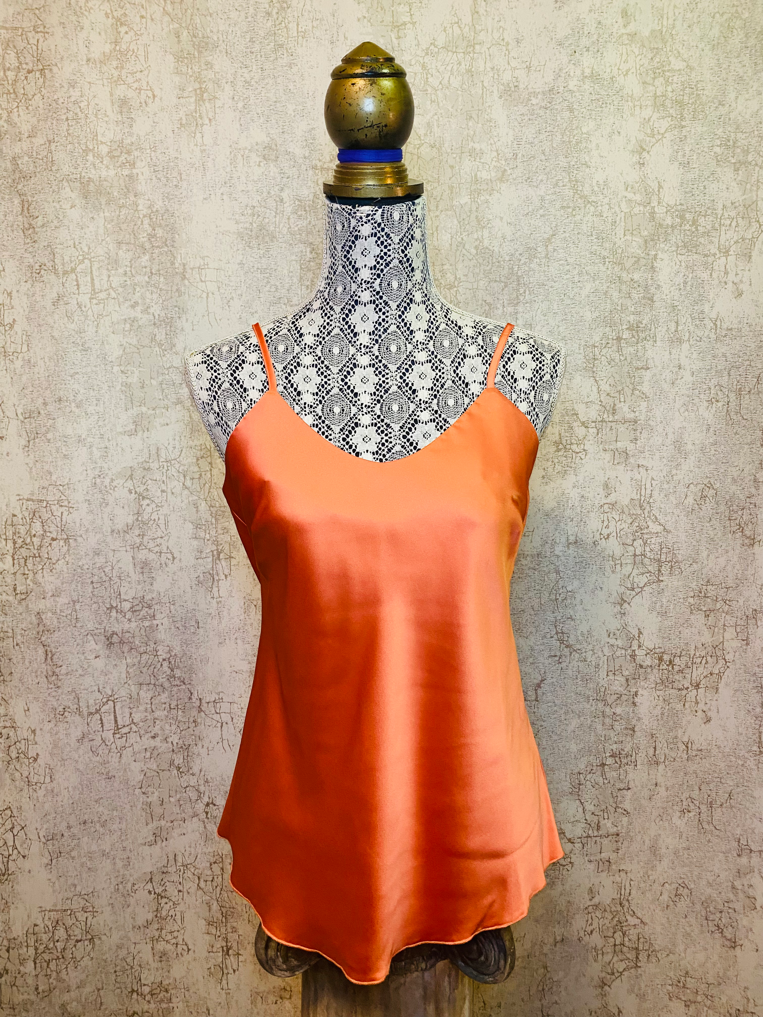 Paparazzi Satin Cami-Apricot