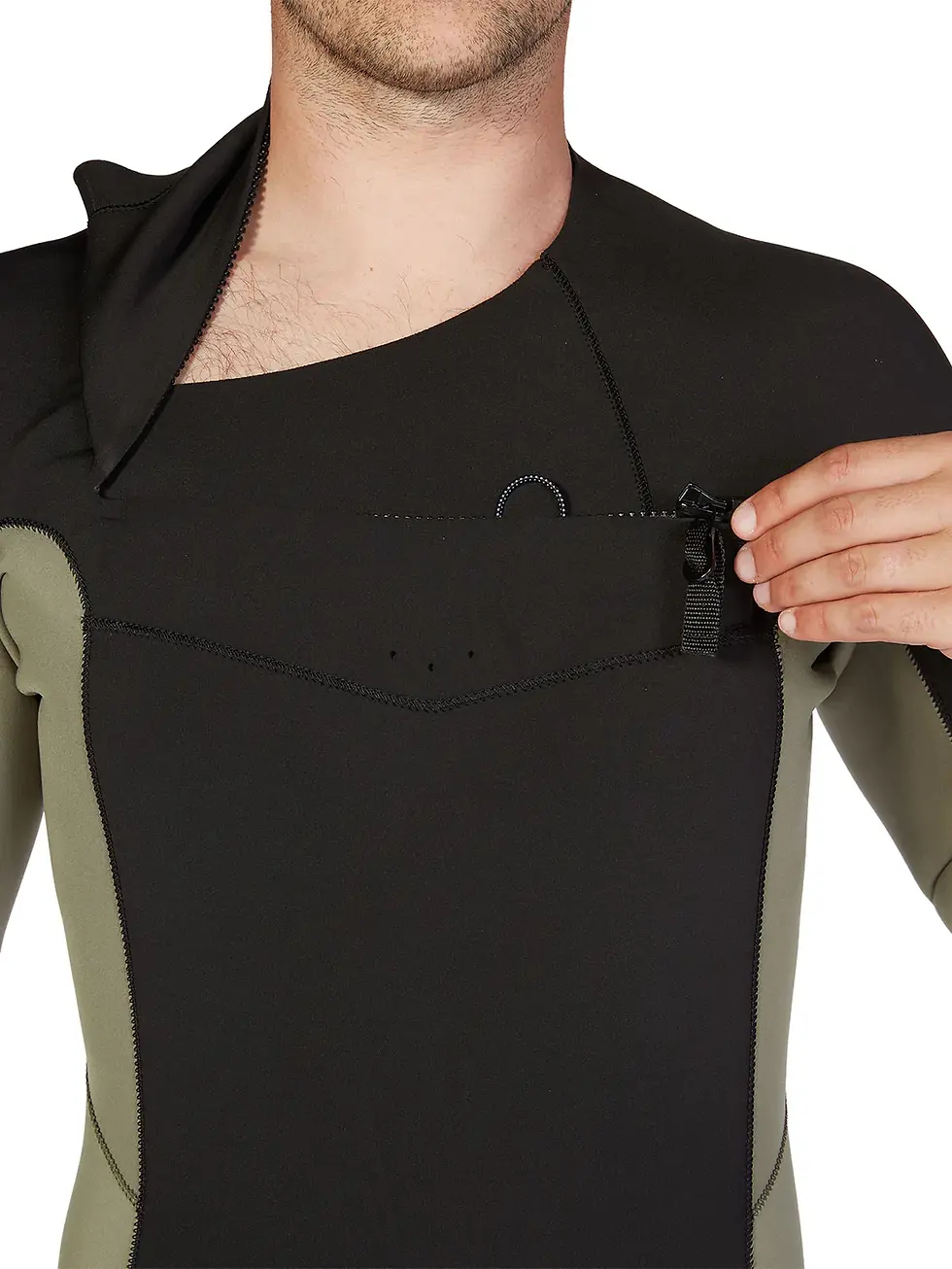 Thumbnail: Billabong Absolute Chest Zip Full Suit 403mm Military