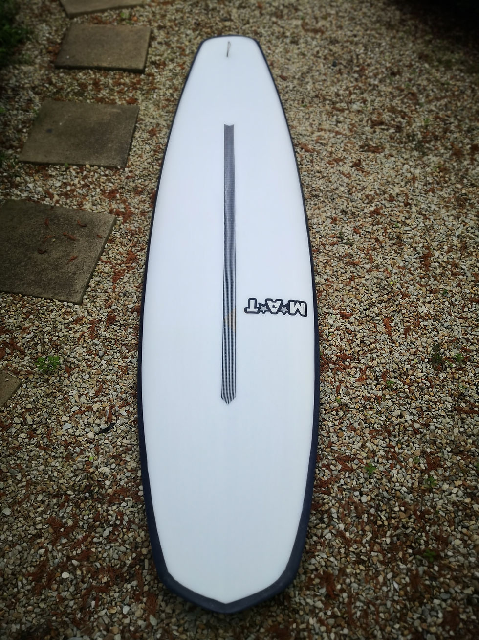 Thumbnail: MAT* Epoxy Longboard 8.9 Carbon fiber rails.