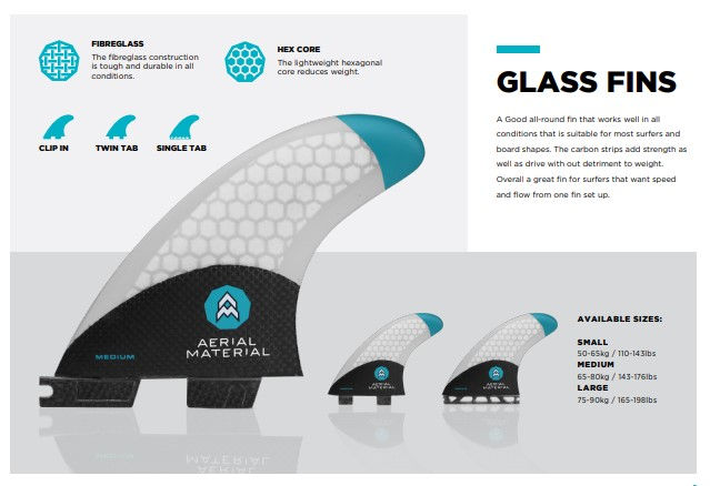 Thumbnail: Aerial Material glass fins single tab