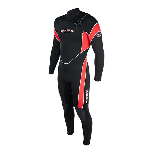 XCEL Men's Infiniti Solution 3/2mm Full Wetsuit Red/Blk | Surf