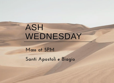 Ash Wednesday Mass