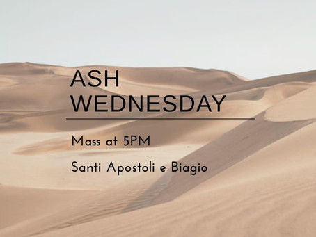 Ash Wednesday Mass