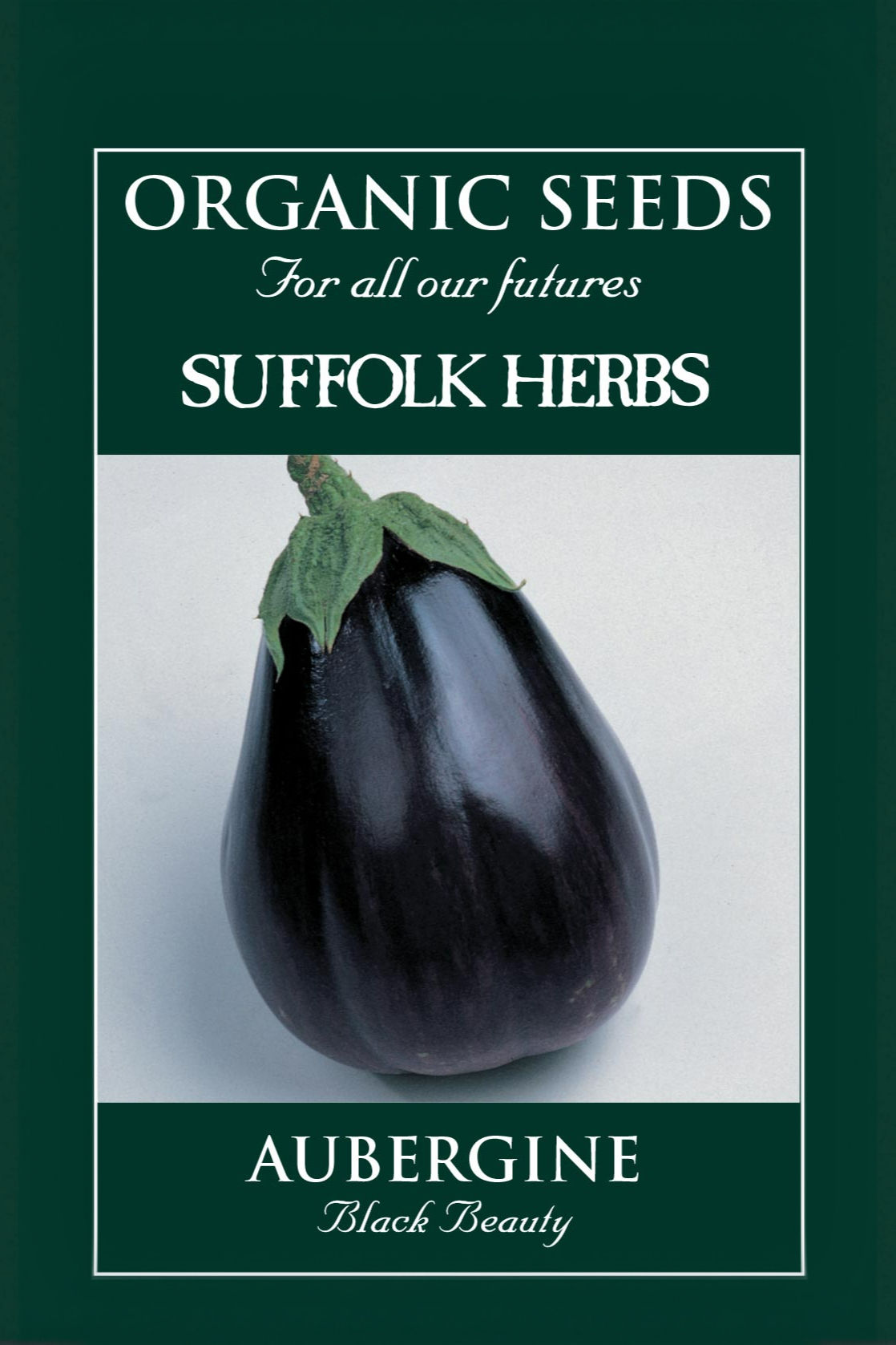 Organic Aubergine Black Beauty