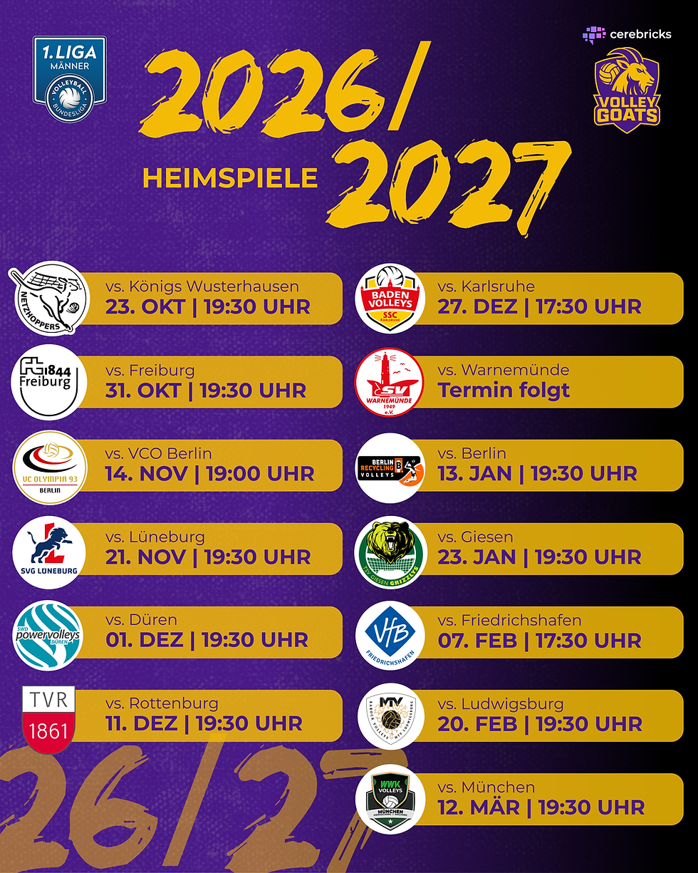 SPIELPLAN 26/27