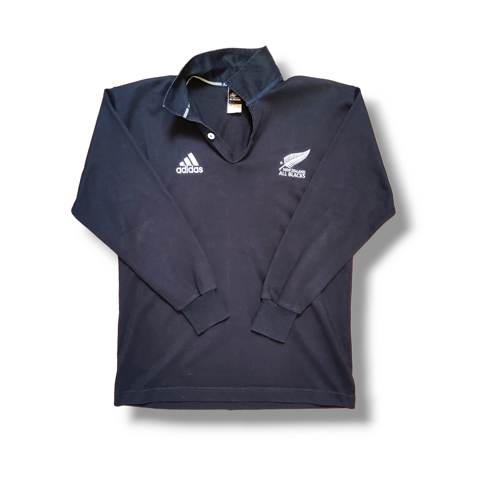 New Zealand All Blacks Adidas Vintage Rugby Jersey 2000 Size S