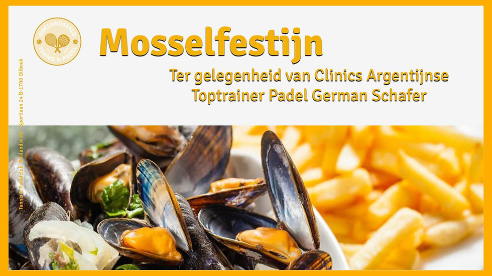 Mosselfestijn - Belgische avond