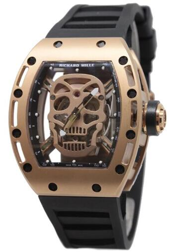 Richard Mille RM052 Skull Rose Gold Replica Watch content media