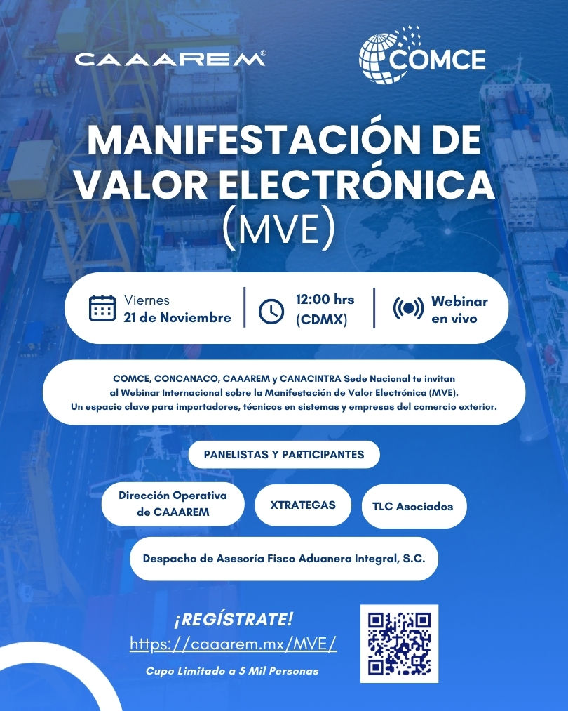 Manifestación de valor electrónica (MVE) 
