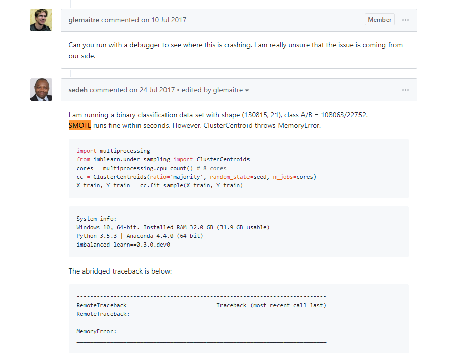 smote data creator smote data creator