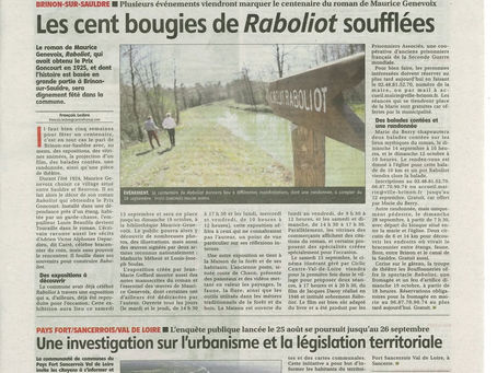 Les 100 bougies de Raboliot soufflées