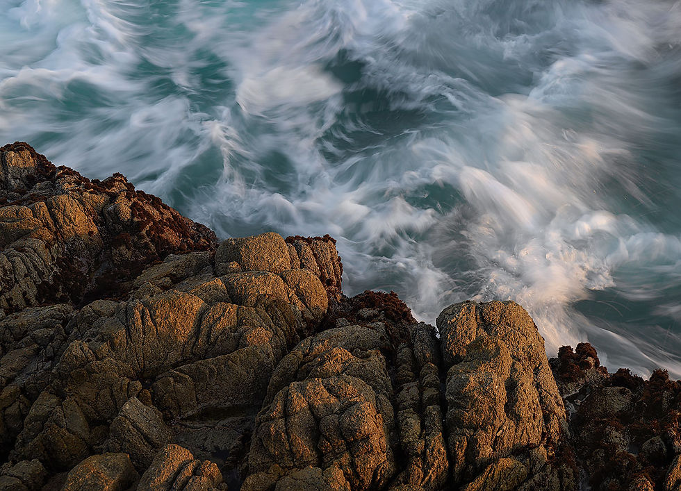 contrast rocks and ocean, Tracks by the Post 2026 no.7 standing by the ocean, www.egrettracks.com, www.fbphoto.com 