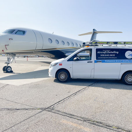 Exterior detail for this Gulfstream G650 at KPVD Atlantic