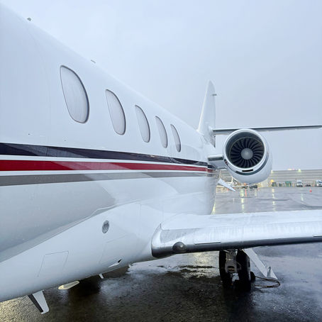 Exterior detail on this Cessna Citation Latitude at KBOS Signature