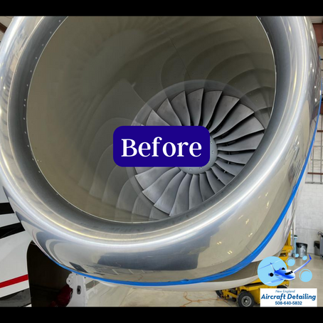 Brightwork Polishing on a Cessna 750 at KPVD